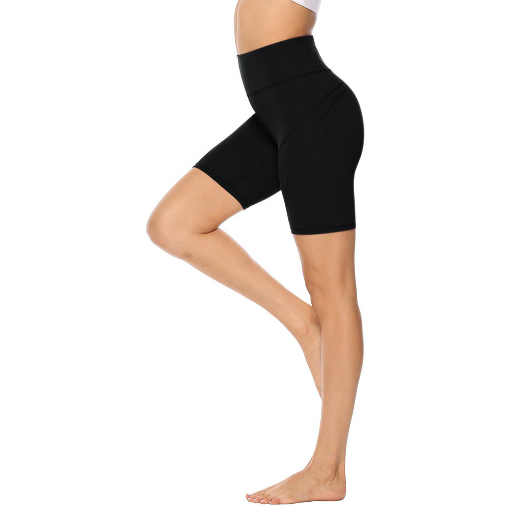 Title 7, Pantaloni Yoga Donna Vita Alta Stretti Shorts S...