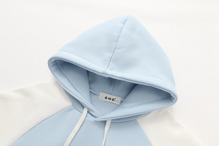 Title 8, College Style Long-Sleeved Hooded Jacket