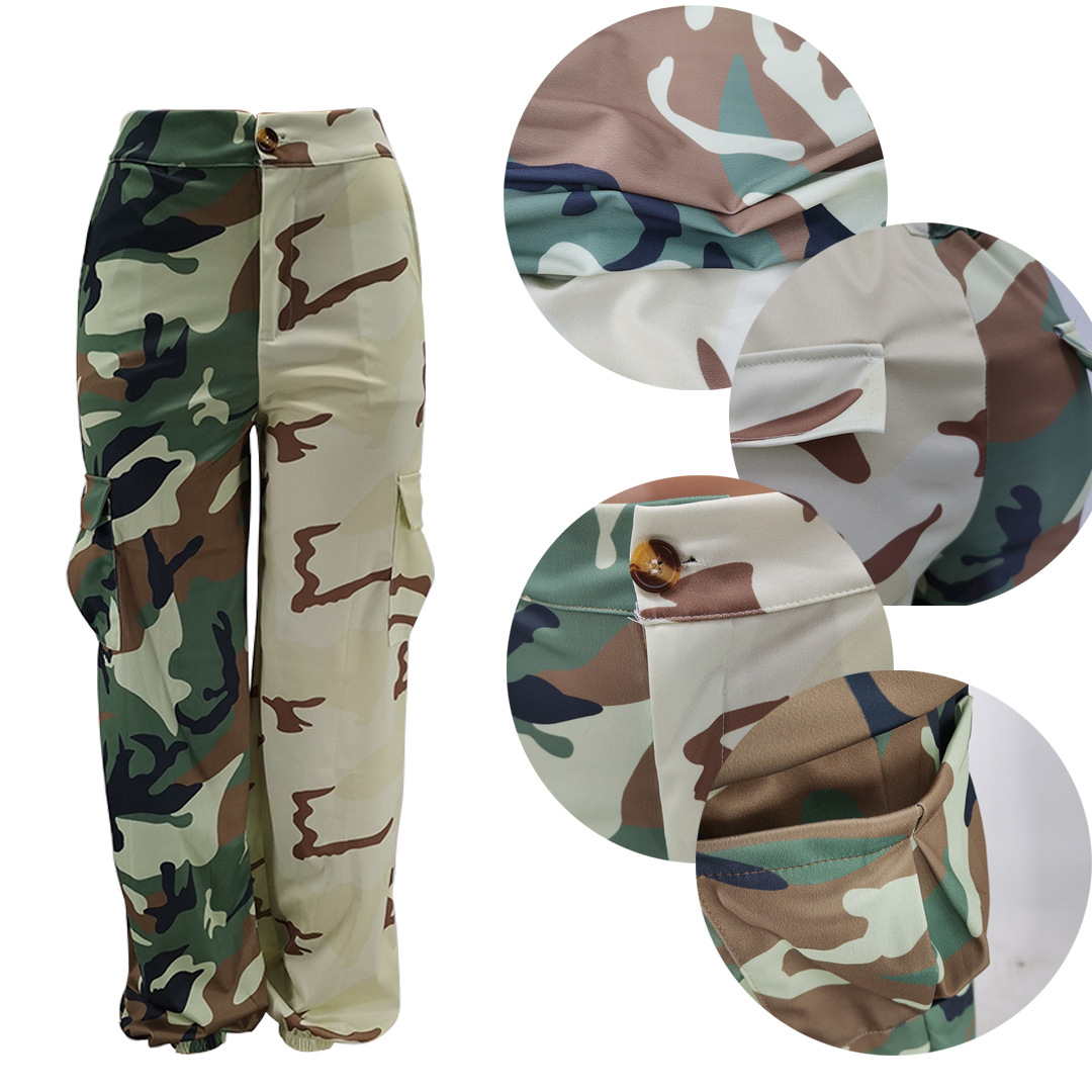 Title 7, Camouflage broek met grote zakken. Ideaal voor ...