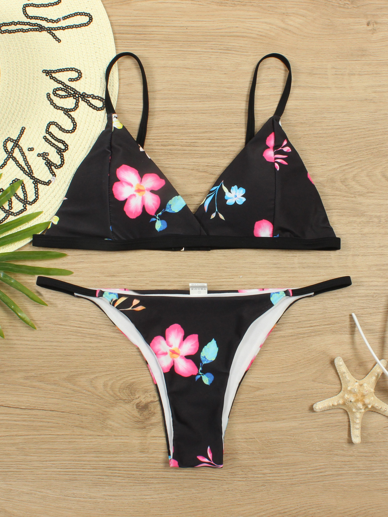 Title 15, Womens body swimsuit, floral multicolor bikini...