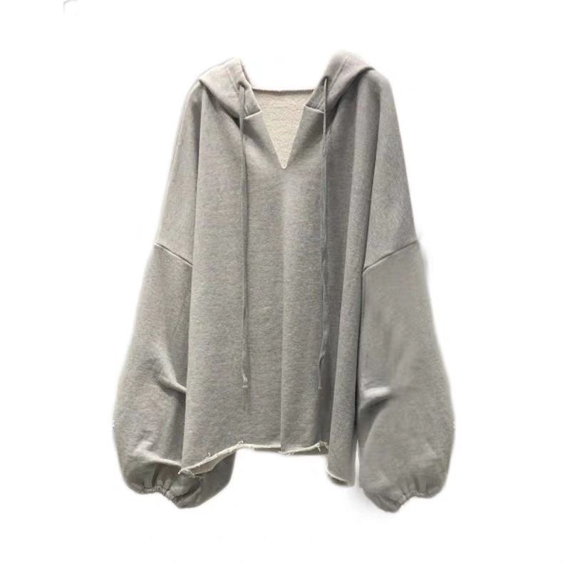 Title 5, Loose Korean Style Hooded Ins Thin Sweater Women