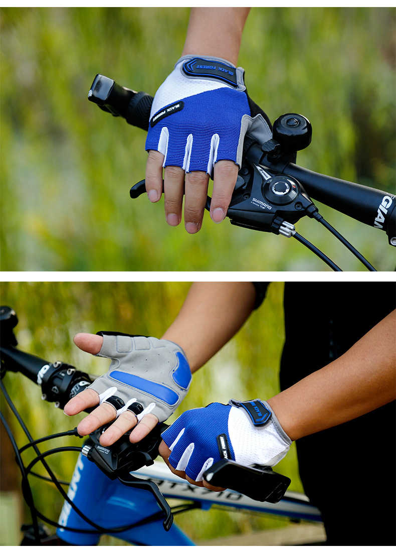 Title 5, Half finger cycling gloves for superior grip an...