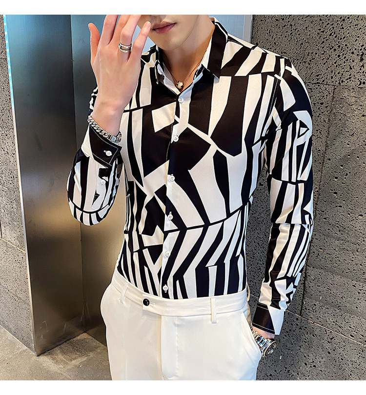 Title 6, Mens Long-Sleeved Shirts High-End Fashion Yout...