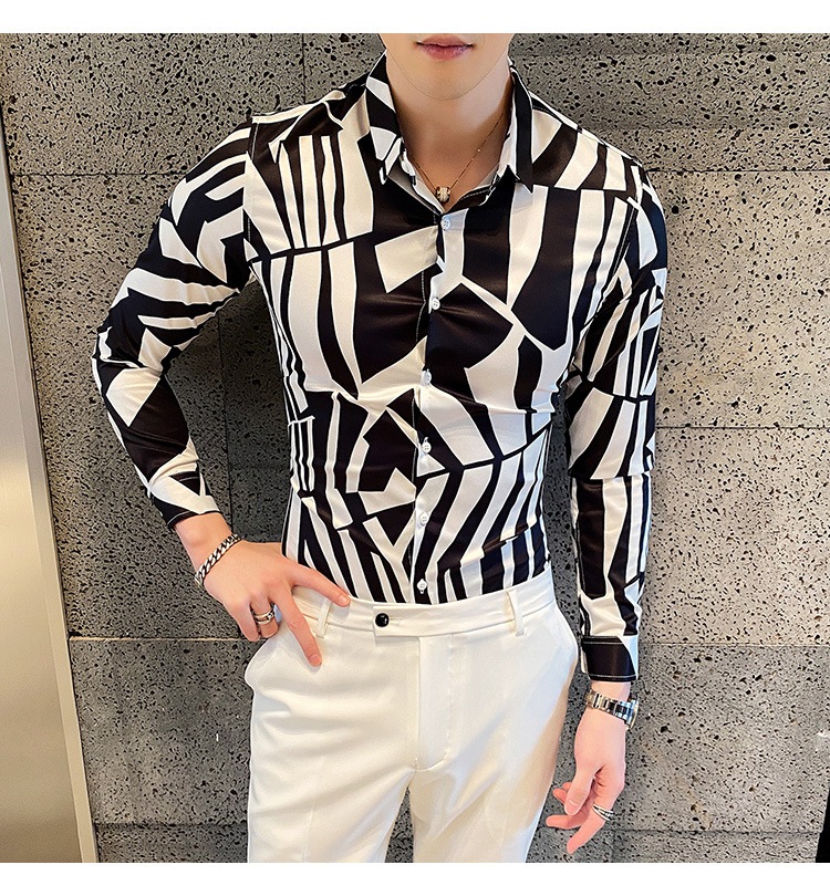 Title 10, Mens Long-Sleeved Shirts High-End Fashion Yout...