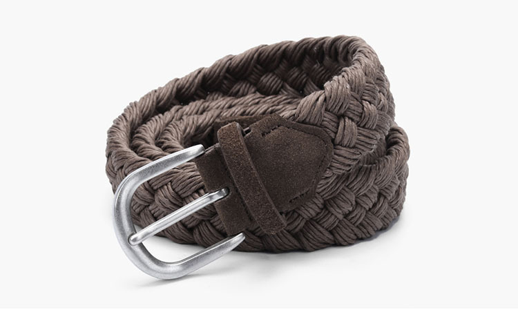 Title 6, Neutral wax rope cotton rope woven belt for ver...