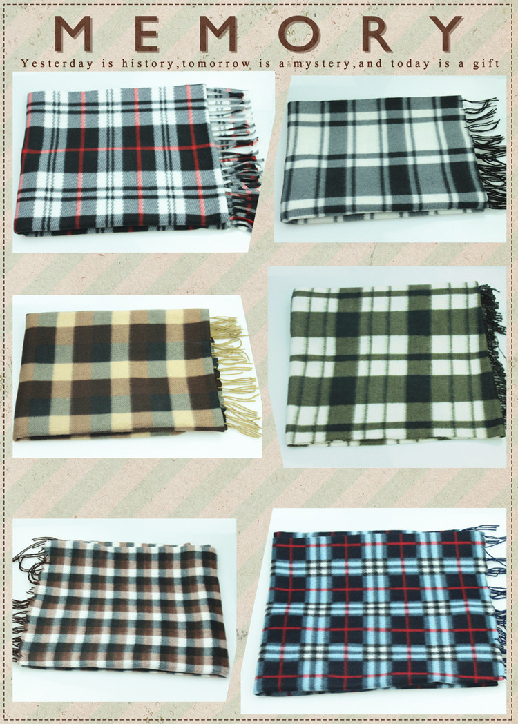 Title 7, Mens British Plaid Scarf