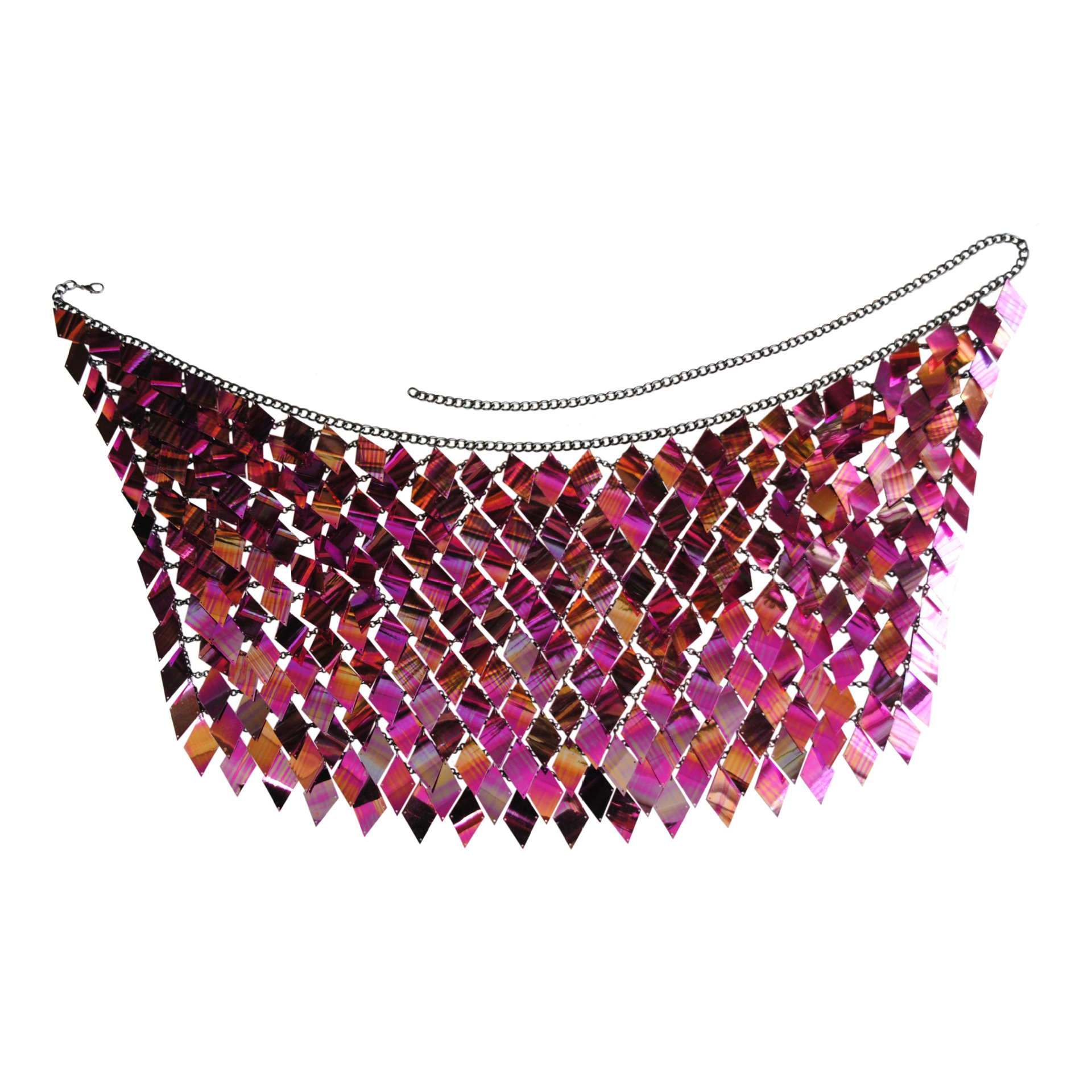 Title 37, Tassel Multilayer Sequin Body Chain Waist Chain