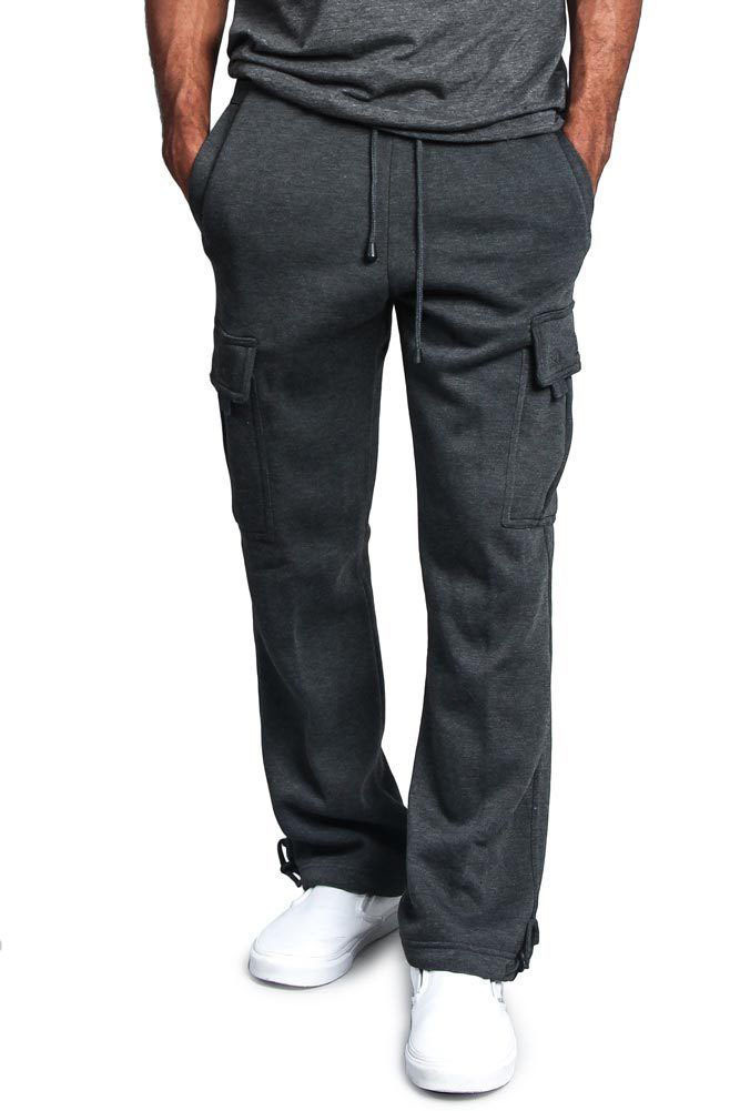 Title 5, Mens Casual Multi-Pocket Loose Straight-Leg Ov...