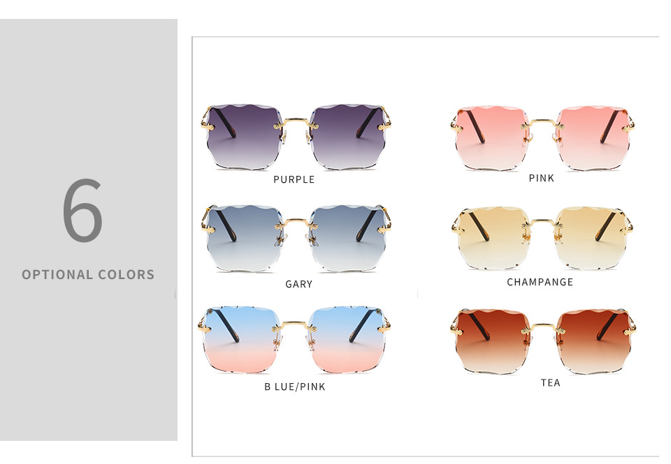 Title 3, Frameless square sunglasses