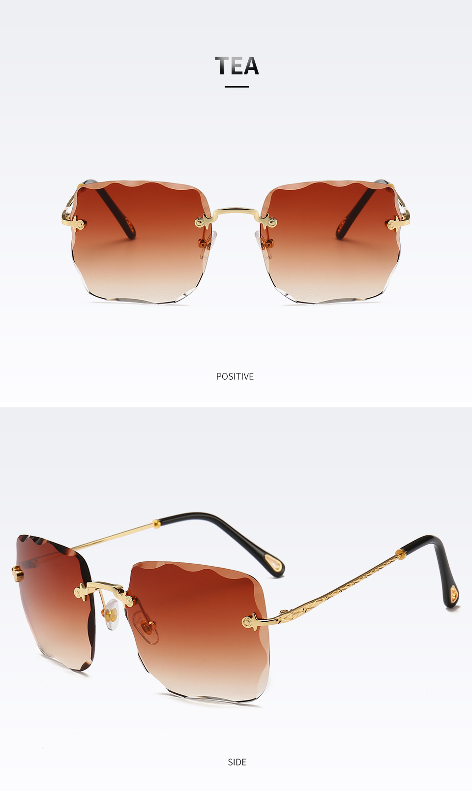 Title 9, Frameless square sunglasses