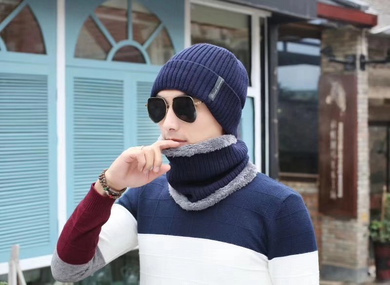 Title 6, Knitted wool cap for warmth and comfort. A styl...