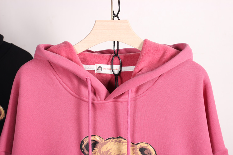 Title 14, Thickened Cartoon Bear Pullover Ladies Sweater