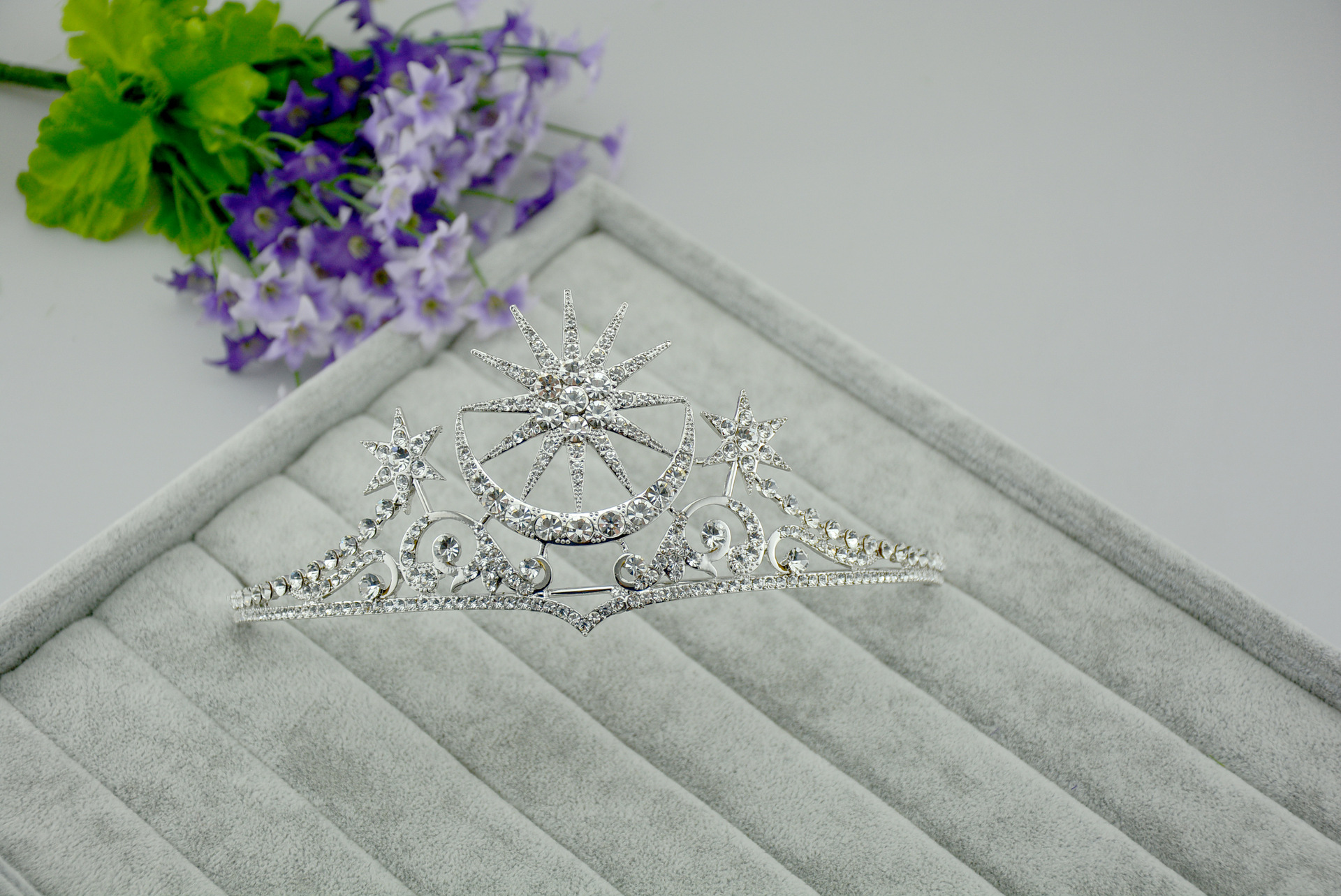 Title 2, Bridal Rhinestone Crown Headdress