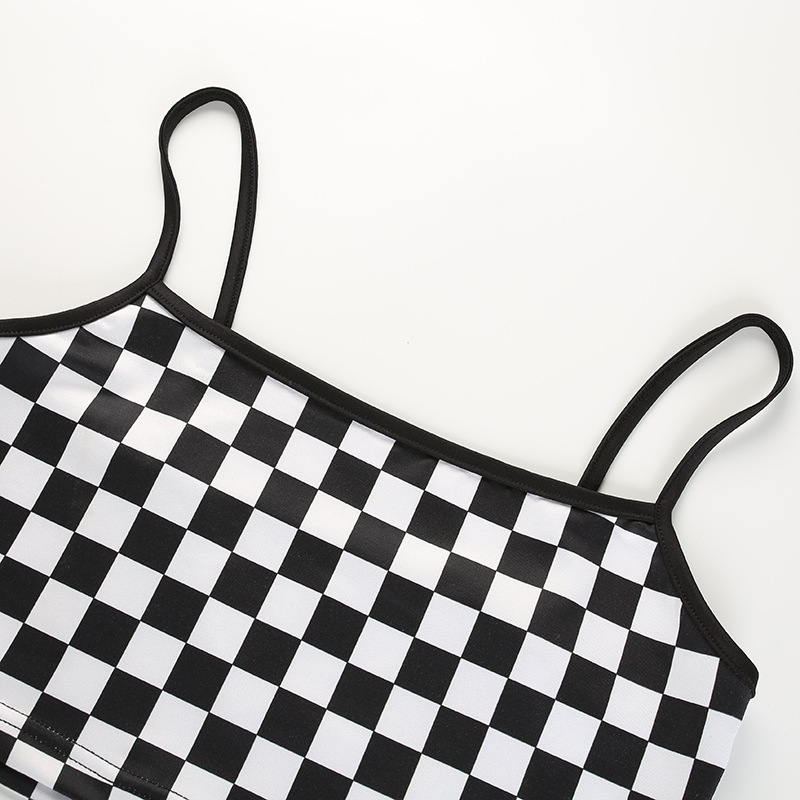 Title 3, Black and white check camisole