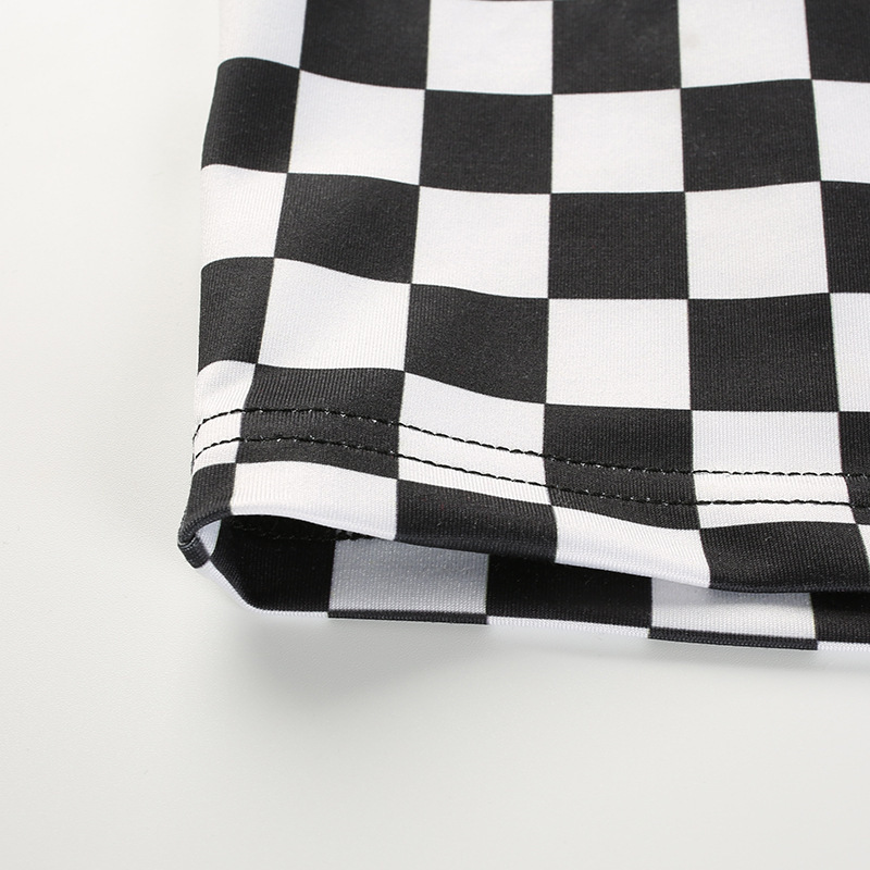 Title 4, Black and white check camisole