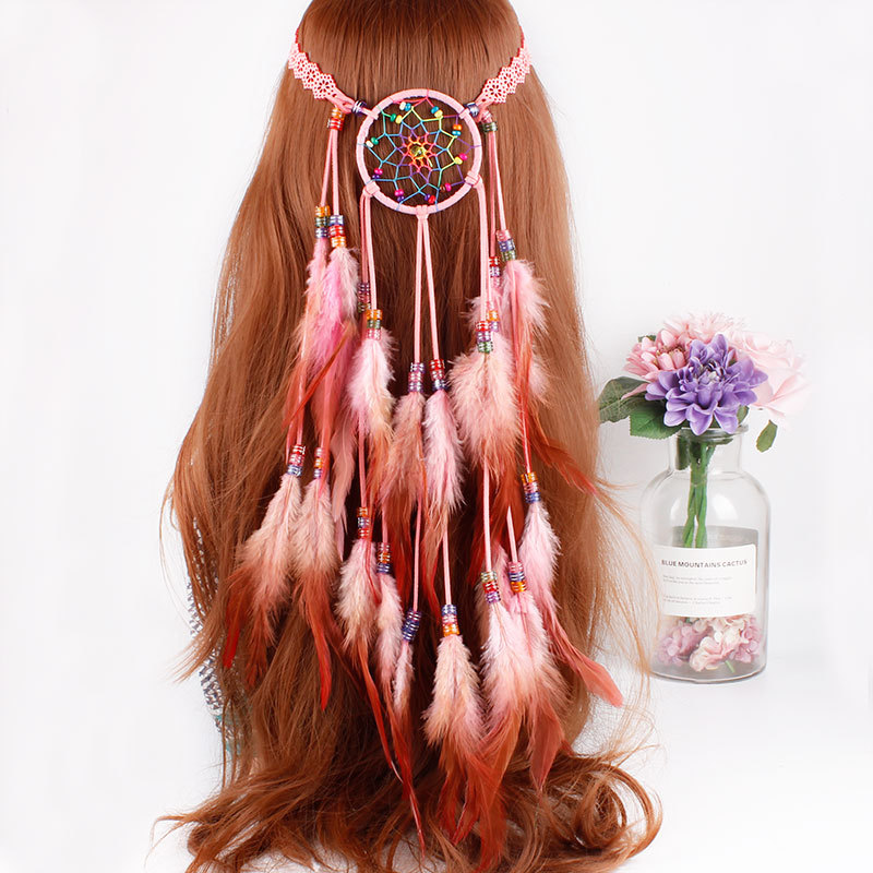 Title 1, Explosive Dream Catcher Feather Hairband