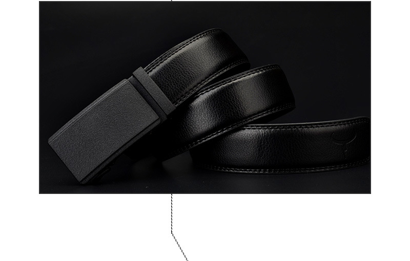 Title 11, Ceinture en cuir pour homme avec boucle automat...