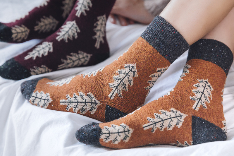 Title 6, Cozy and warm Christmas woolen socks. Enjoy sof...