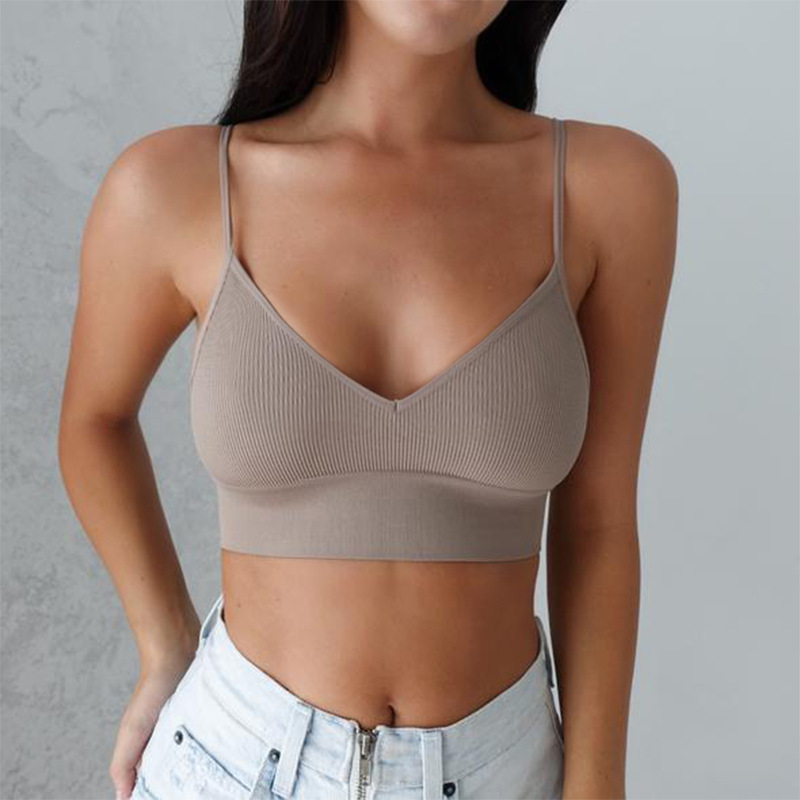 Title 5, Solid color sexy navel camisole