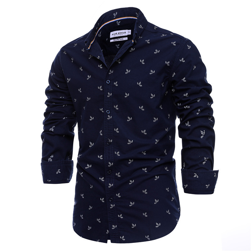 Title 7, Camisa floral para hombre Camisa estampada info...