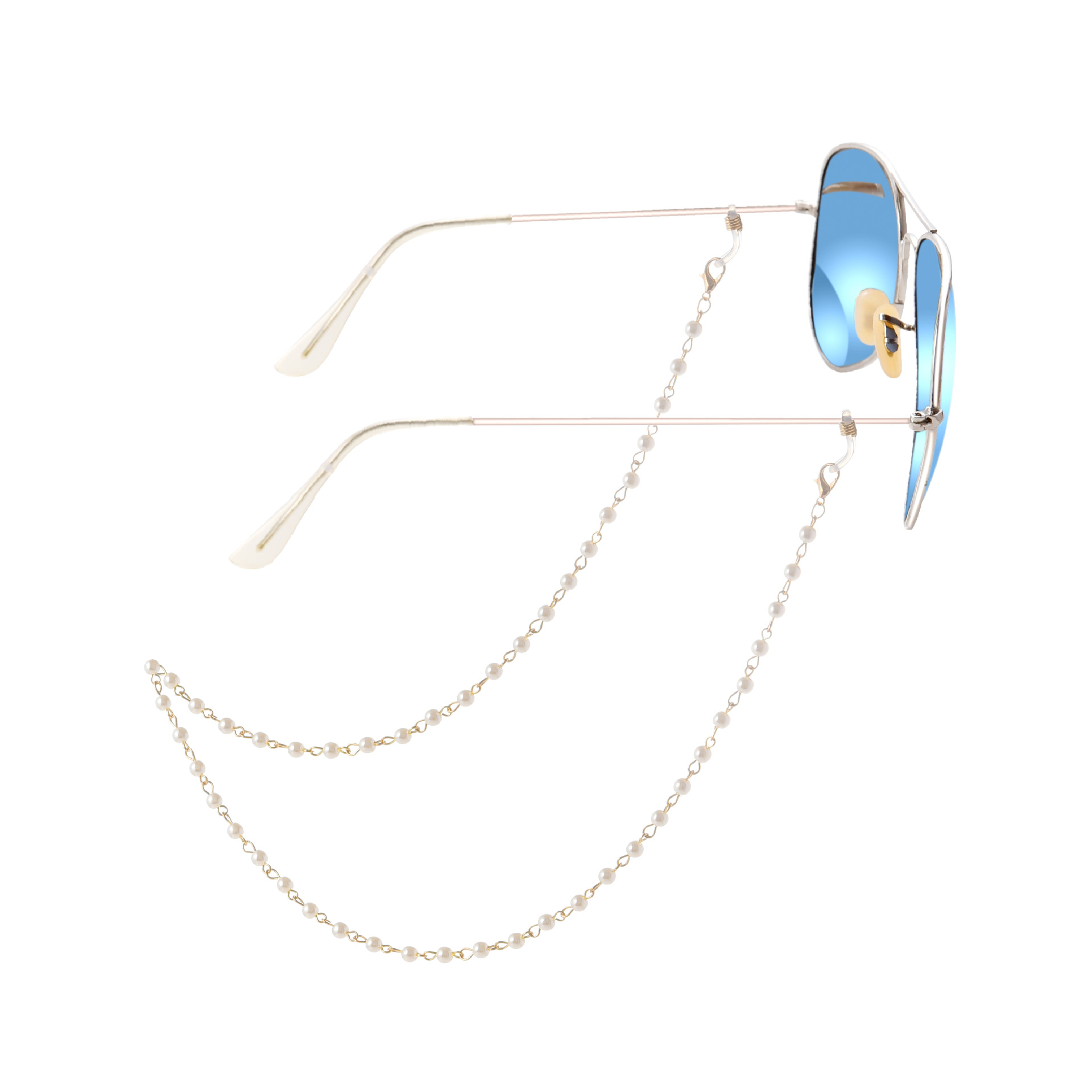 Title 5, Simple fashion pearl glasses chain