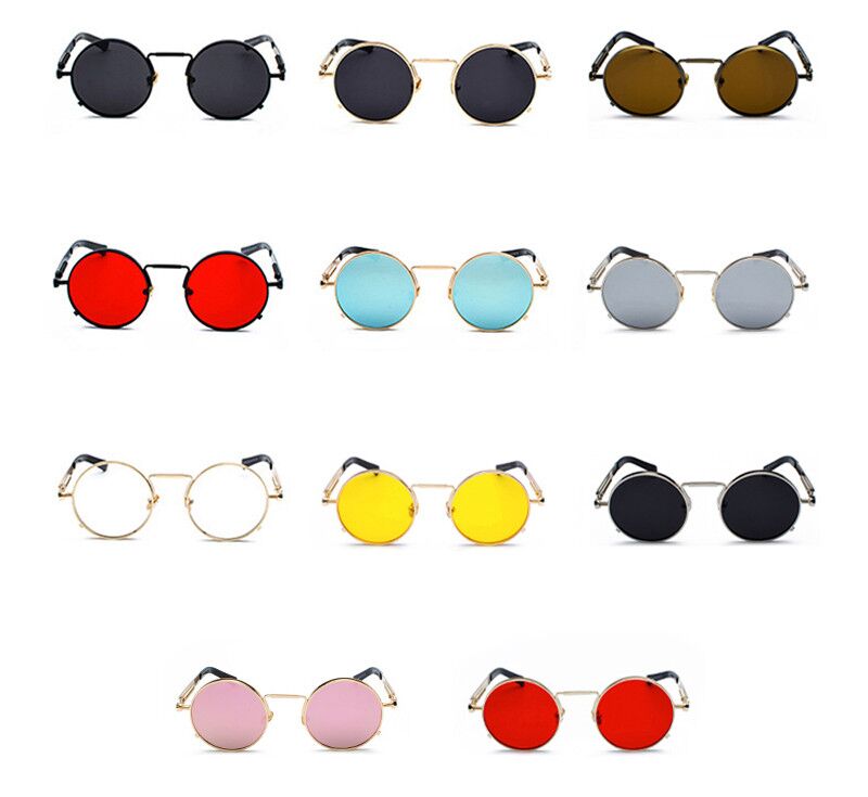 Title 2, Punk style metal legs reflective sunglasses