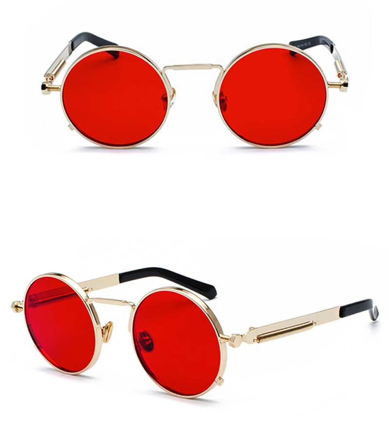 Title 6, Punk style metal legs reflective sunglasses