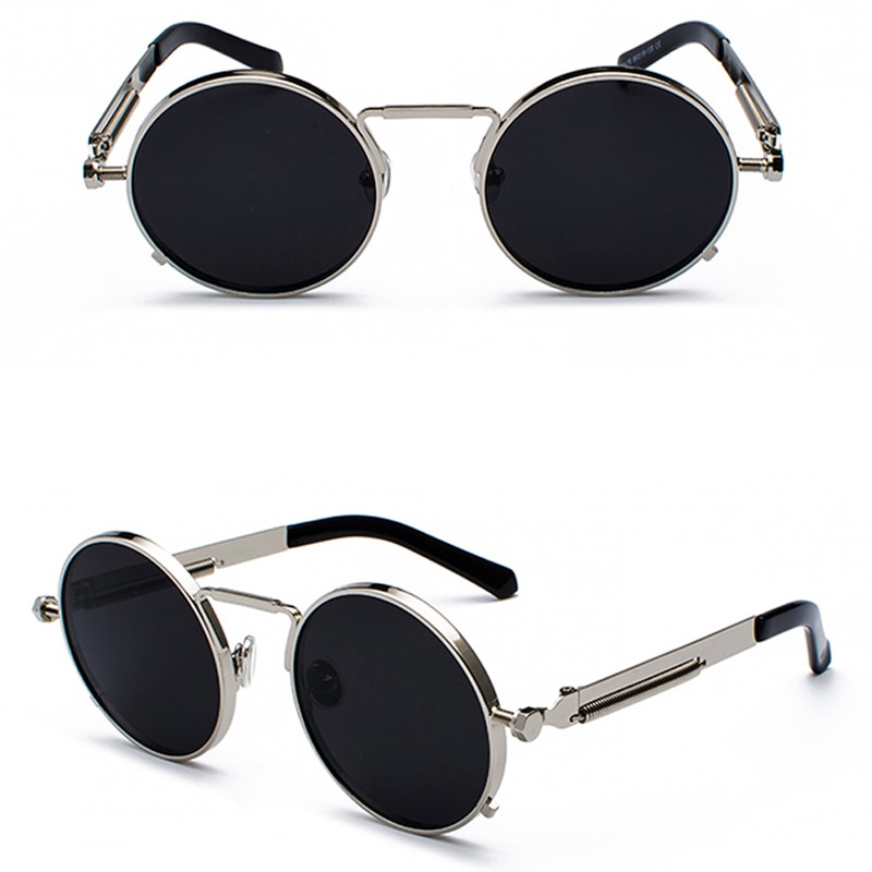 Title 8, Punk style metal legs reflective sunglasses