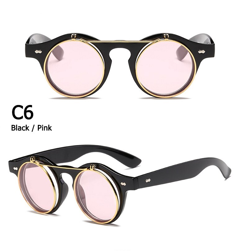 Title 15, Classic retro flip sunglasses