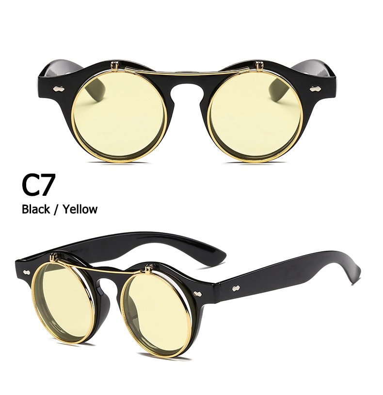 Title 16, Classic retro flip sunglasses