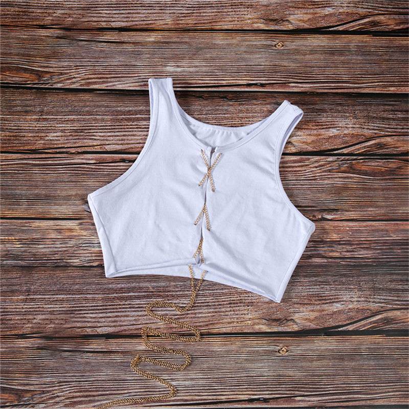 Title 9, Womens Solid Color Short Navel Vest, a versati...