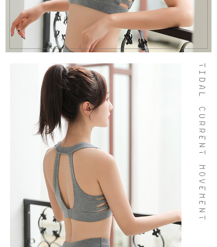 Title 5, Beauty back buckle design yoga bra