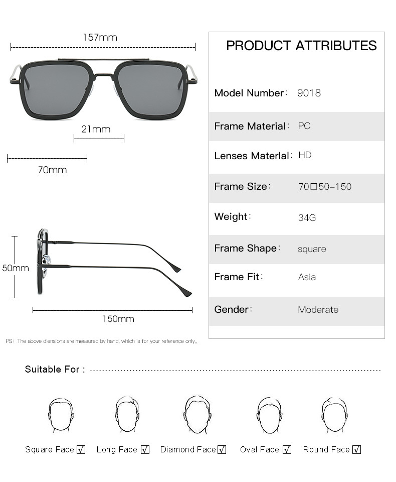 Title 6, Square sunglasses