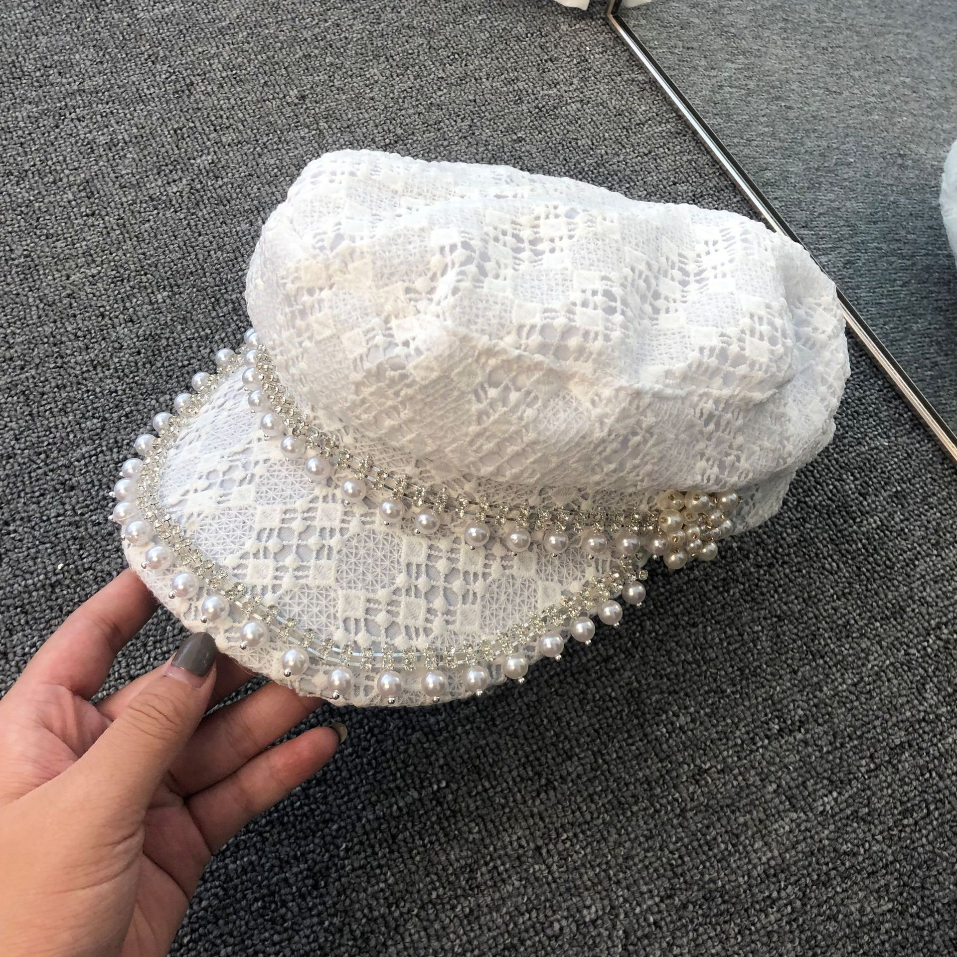 Title 38, Fragrant Pearl Lace Cap