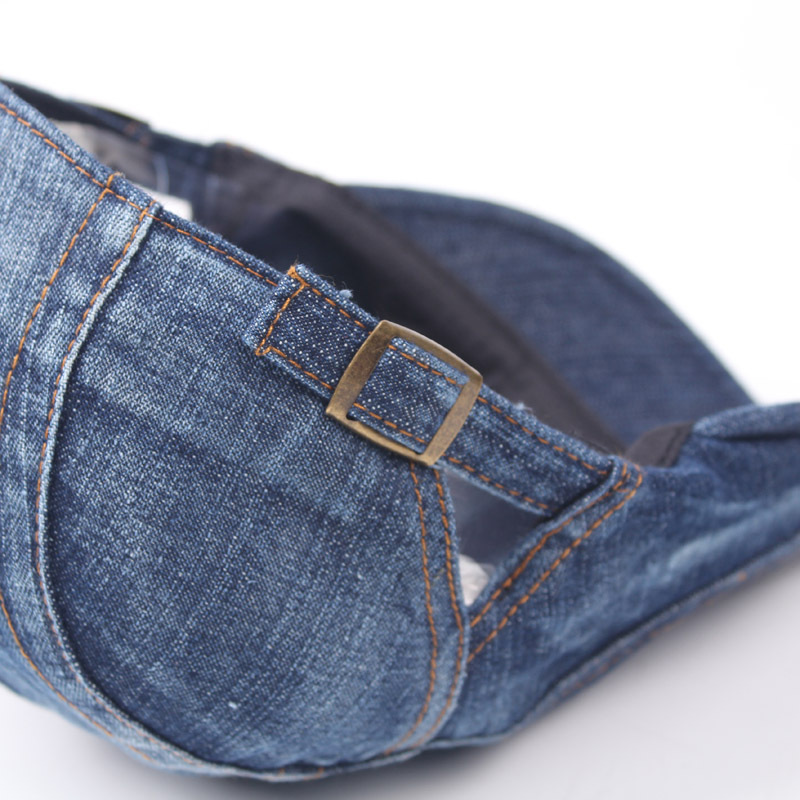 Title 2, Denim baret voor dames Stijlvolle Franse muts v...