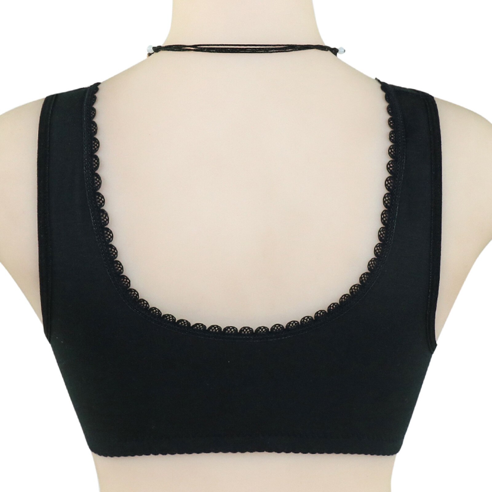 Title 9, Cotton front button bra without steel ring beau...