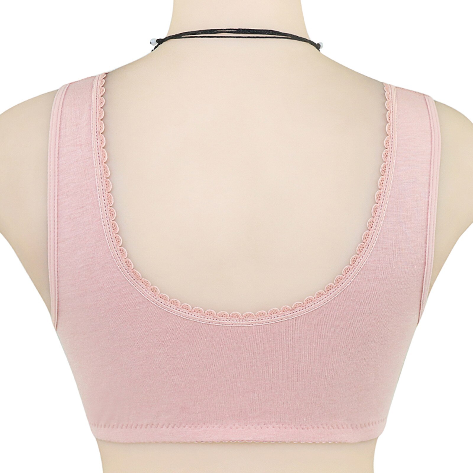 Title 12, Cotton front button bra without steel ring beau...