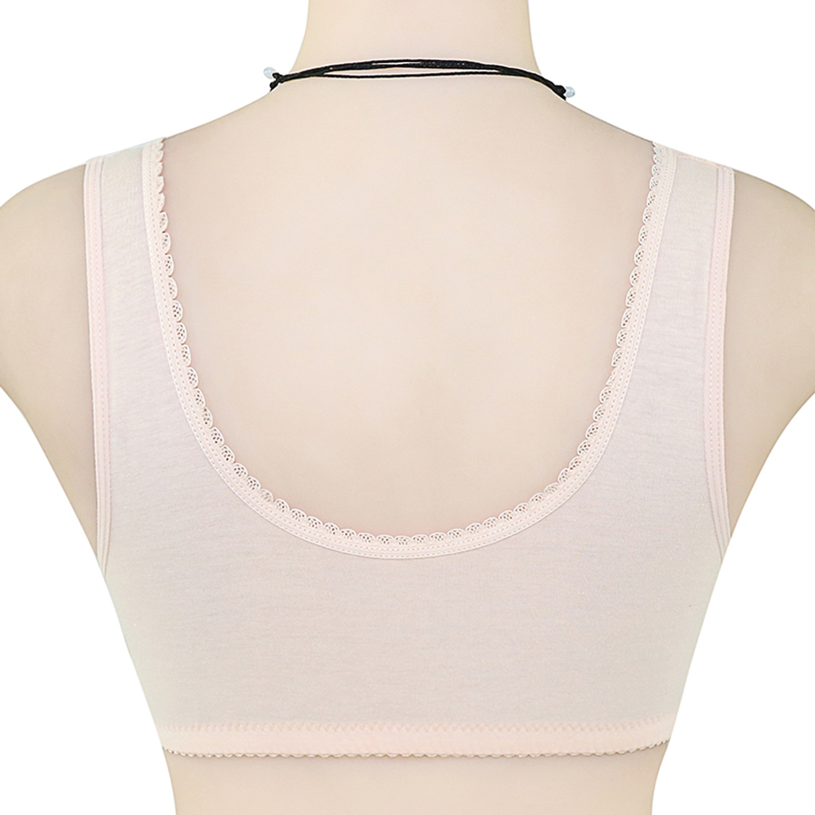 Title 18, Cotton front button bra without steel ring beau...