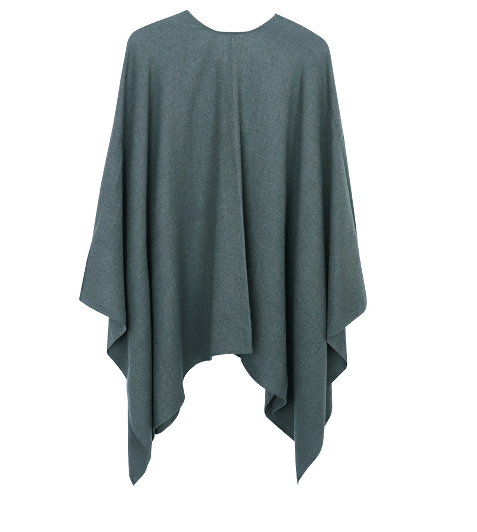 Title 8, Cashmere cloak shawl with slit, wrap shawl. Lux...