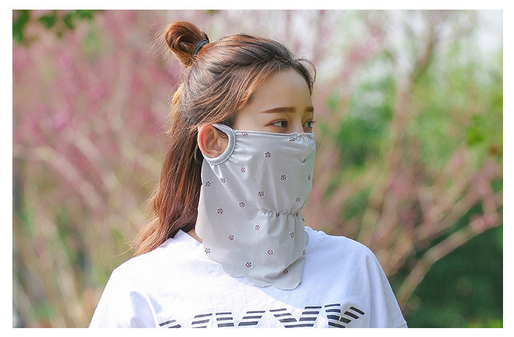 Title 6, Neck guard neck ice silk full face scarf