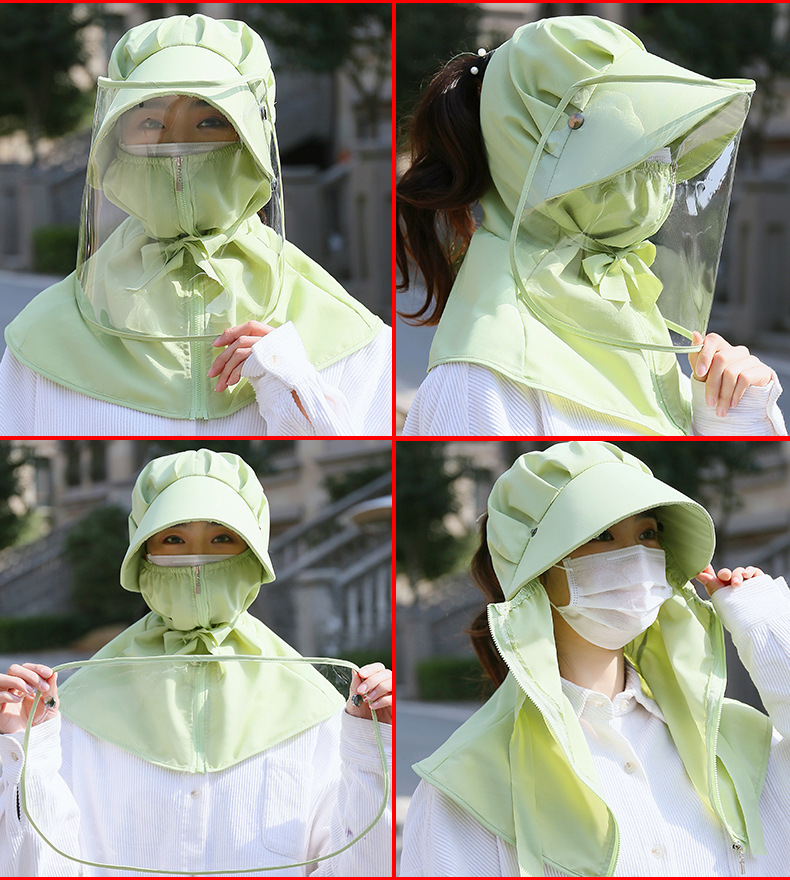 Title 1, Anti-droplet virus mask face mask anti-sun visor