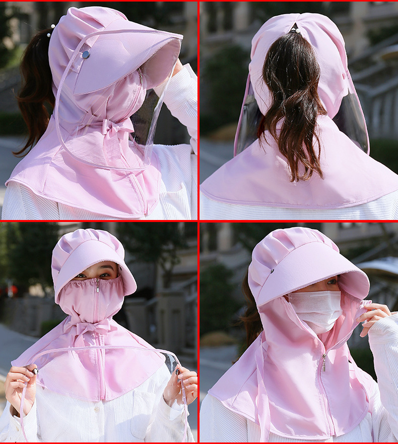 Title 3, Anti-droplet virus mask face mask anti-sun visor