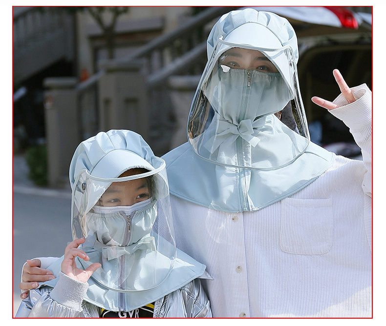 Title 4, Anti-droplet virus mask face mask anti-sun visor