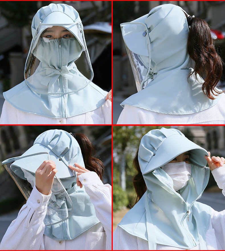 Title 5, Anti-droplet virus mask face mask anti-sun visor