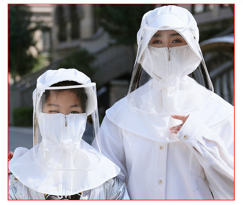 Title 8, Anti-droplet virus mask face mask anti-sun visor