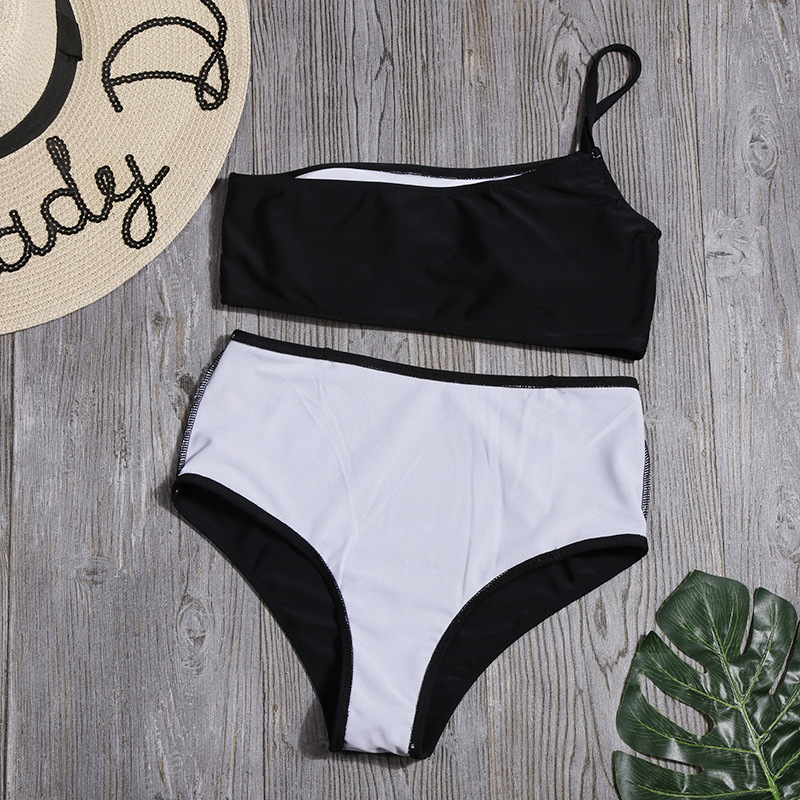 Title 6, High waist split bikini