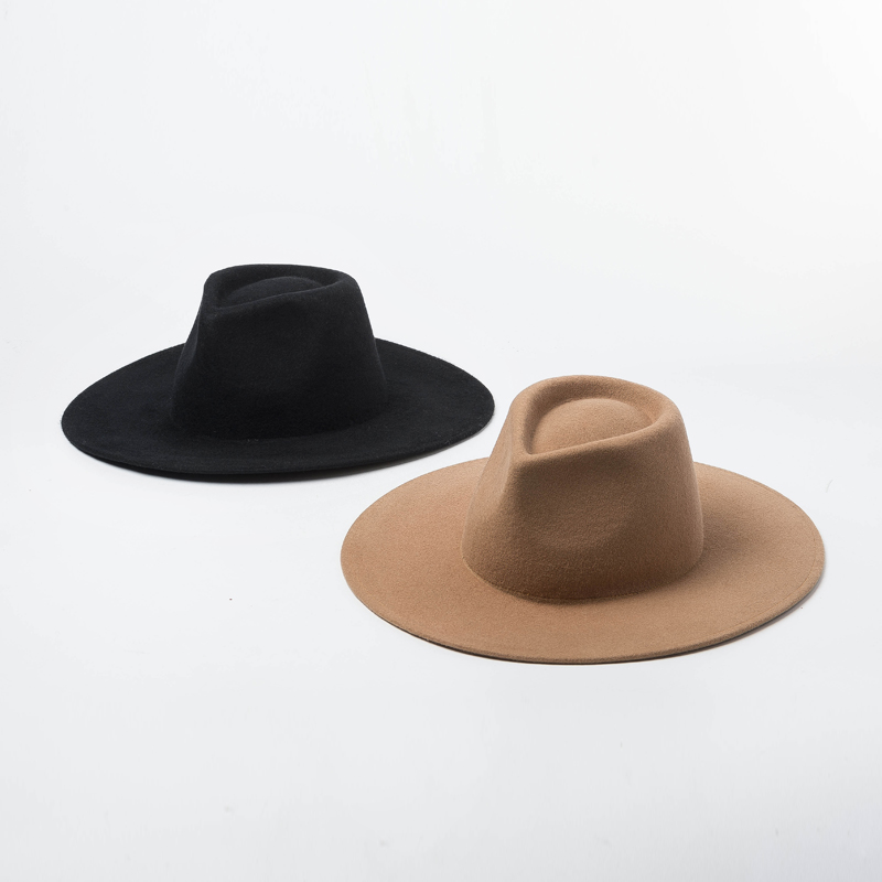 Title 12, Hat room woolen big brim top hat