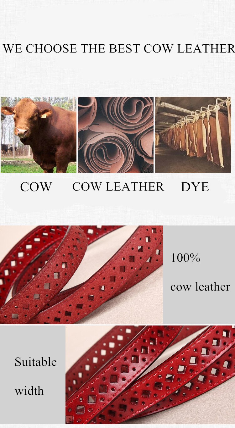 Title 12, COWATHER good woman cow leather belt buckle belt