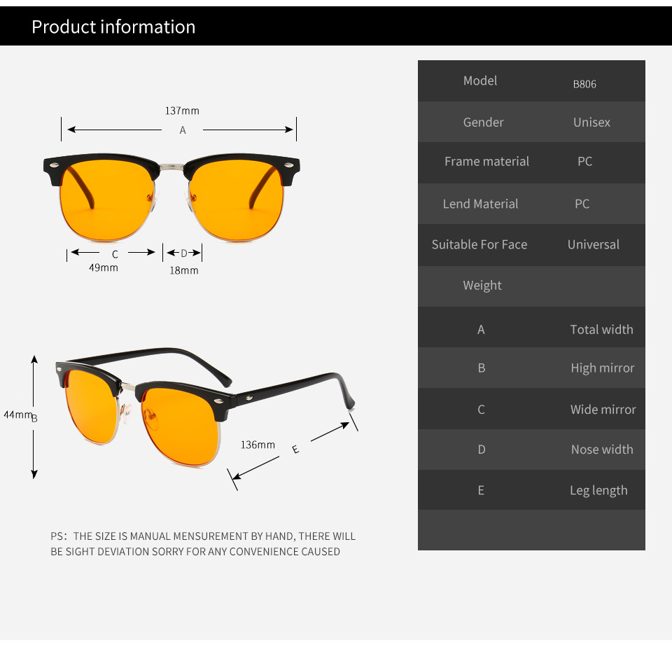 Title 1, Anti-blue light glasses goggles