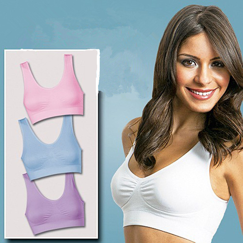 Title 1, Non-Wire Sports Bra and Vest-Style Yoga Seamles...